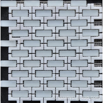 Marble Mix Glass Mosaic Tile